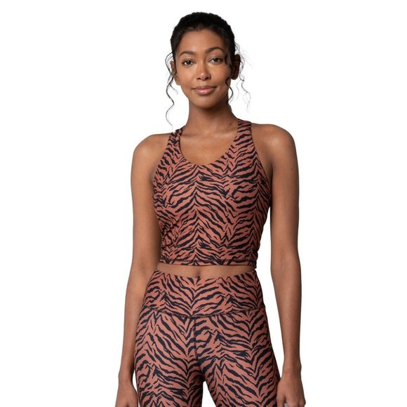 Kyodan Other - Kyodan Animal Print Crop Bra Top - Tiger S